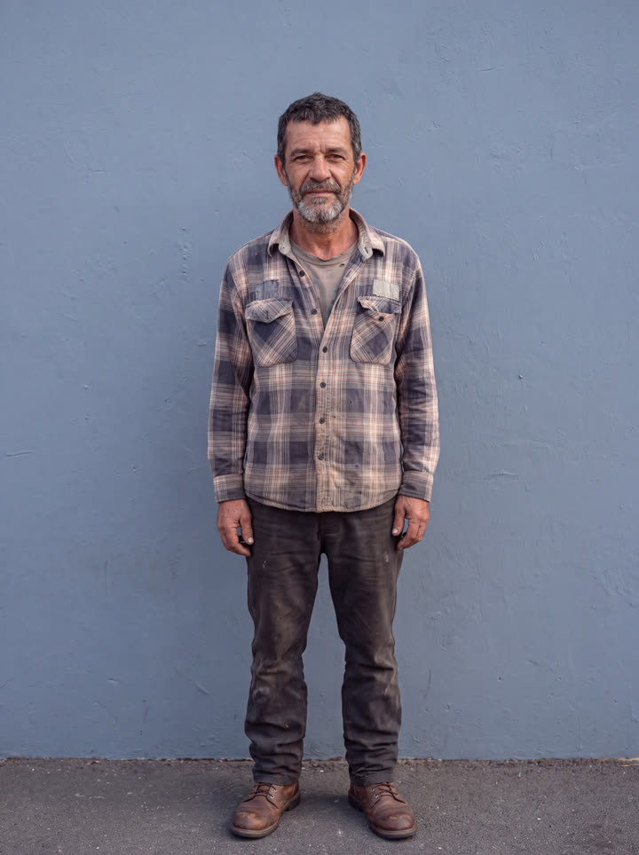 o visitante, corpo inteiro