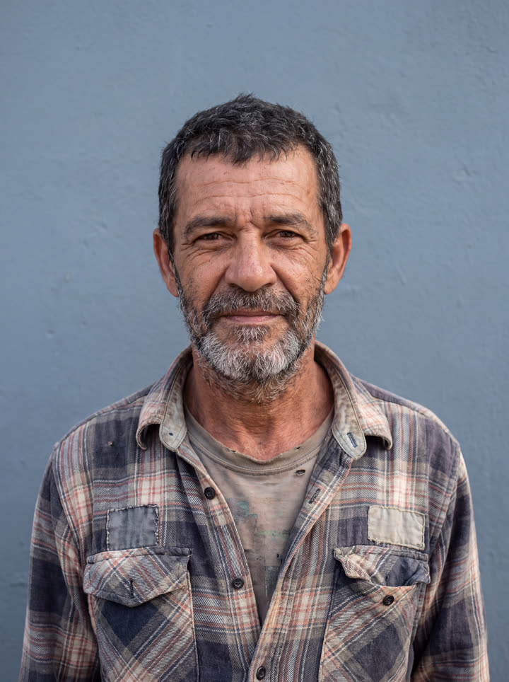 o visitante, retrato