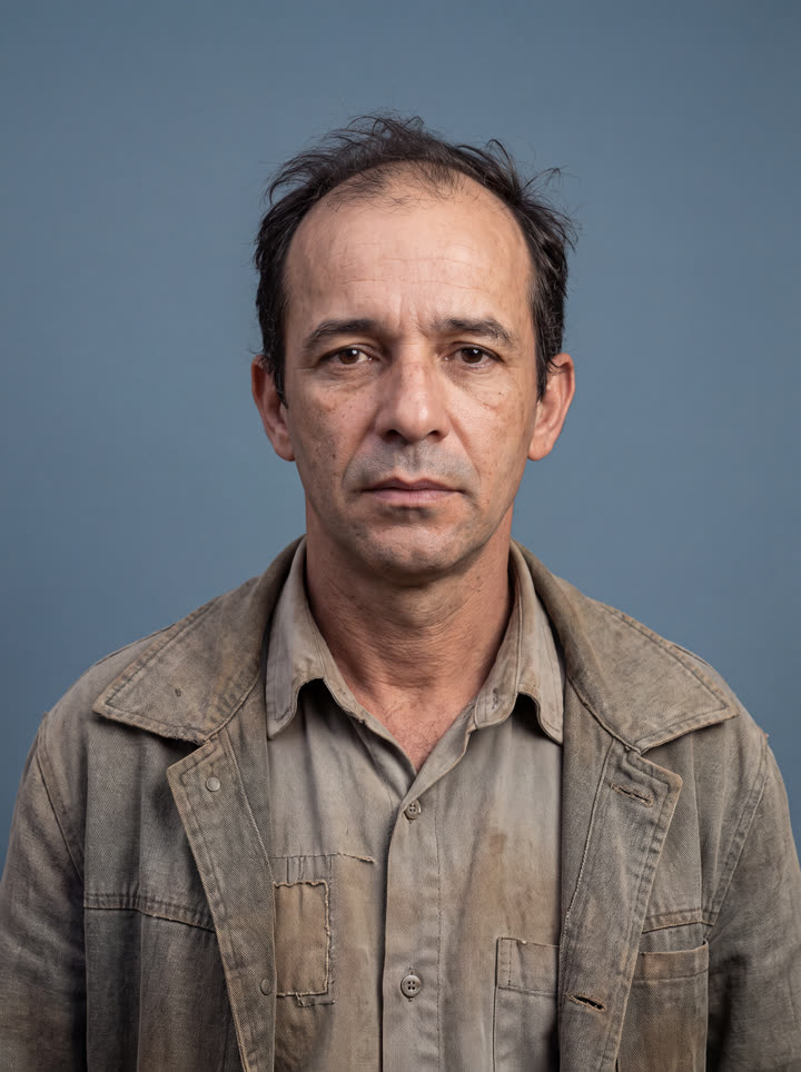 o ocupante, retrato